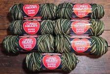 Red Heart SUPER SAVER MULTI Yarn  CAMOUFLAGE  5 oz. Skeins  SOLD PER SKEIN
