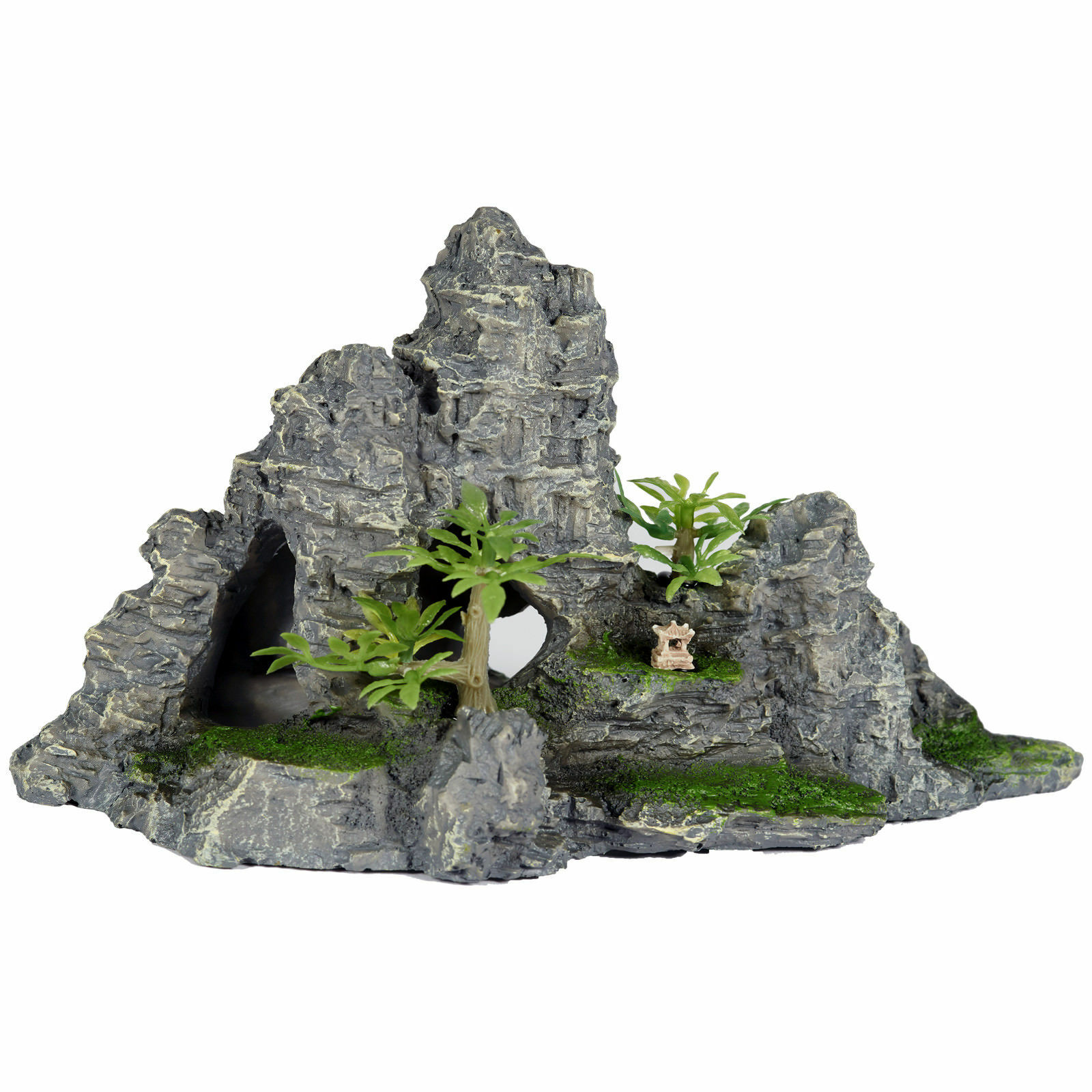 Jungle Mountain Aquatic Ornament - Aquarium Decoration - Vivarium Dec