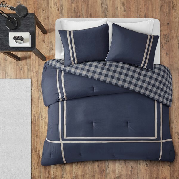 boys navy bedding