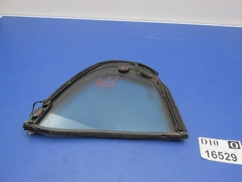 Ventana de vidrio de ventilación tipo X 2002 2005 Jaguar pasajero derecho puerta trasera OEM Foto 4 de 4