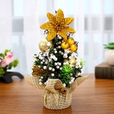 Mini Christmas Table Desk Artificial Xmas Tree Decoration Office Xmas