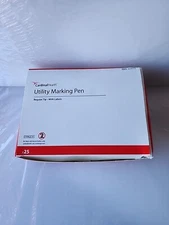 Box of 25: Cardinal Health Utility Marking Pen Regular Tip With Label 