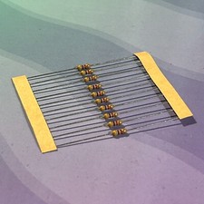 10-pack 4.7k ohm  5% 1/4W 0.25 watt carbon film resistor - New - Ships from USA