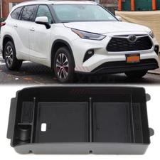 Center Console Armrest Storage Box For Toyota Highlander XU70 22+ Organizer Tray