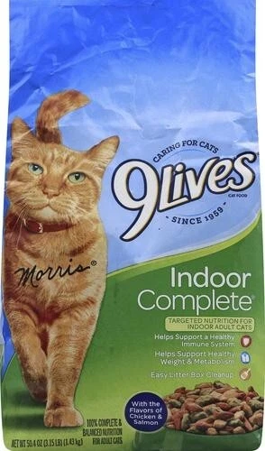 Nine lives clearance indoor cat food