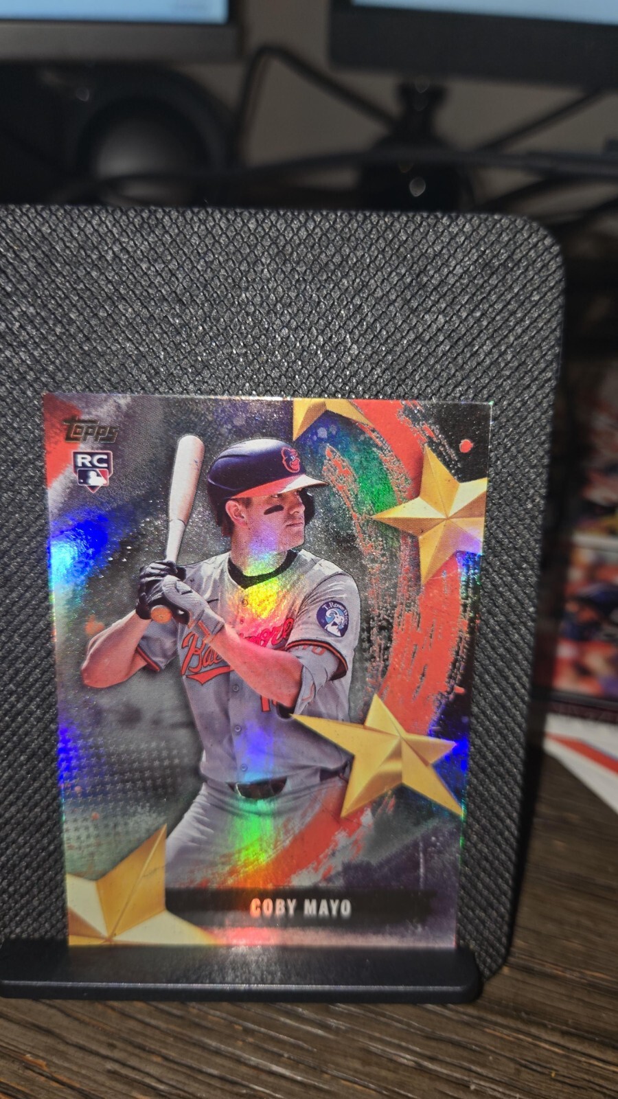 Coby Mayo 2025 Topps Series 1 Stars of MLB Insert Baltimore Orioles #SMLB-23 RC