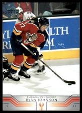 2001-02 Upper Deck #307 Ryan Johnson Florida Panthers Hockey Card