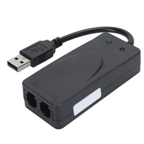 New USB 56K External Dial Up Fax Data Modem Dual RJ11 Ports Support Caller ID Co - Picture 17 of 22