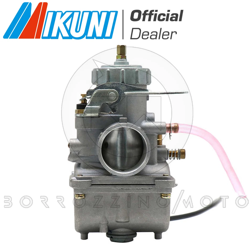 CARBURATORE UNIVERSALE 2T MIKUNI 27mm TMX27 VALVOLA PIATTA RACING - Imagen 3 de 4