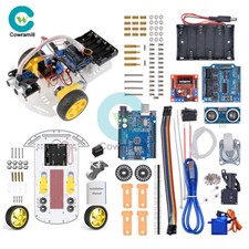 Avoidance Tracking Smart Robot Car Chassis Kit Ultrasonic DIY Module Kits