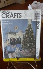 Oop Mccalls Crafts 5013 Holiday Lace Victorian christmas decorations NEW