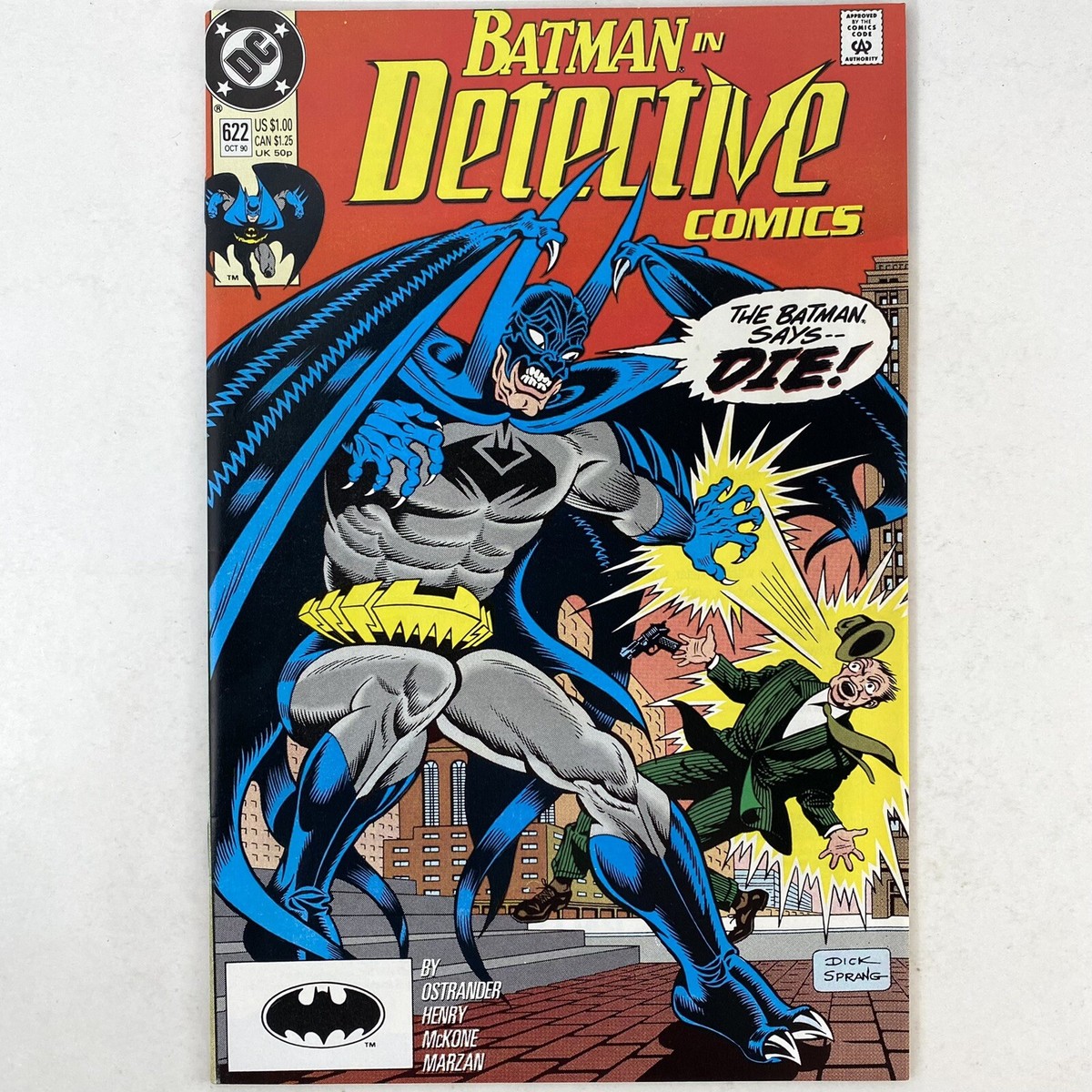 Detective Comics #622 DC Vintage 1990 Batman Dick Sprang Cover