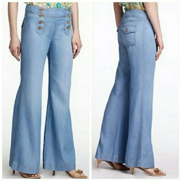 Wide leg hotsell sailor jeans