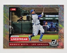 Mookie Betts Donruss Livestream 2021 Panini Baseball Card #LS6 LA Dodgers