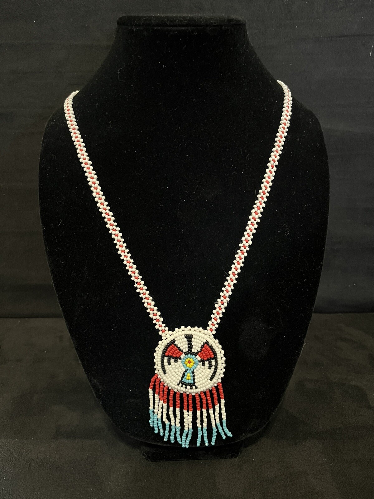 Hand Crafted Beaded Native American Southwestern … - image 1