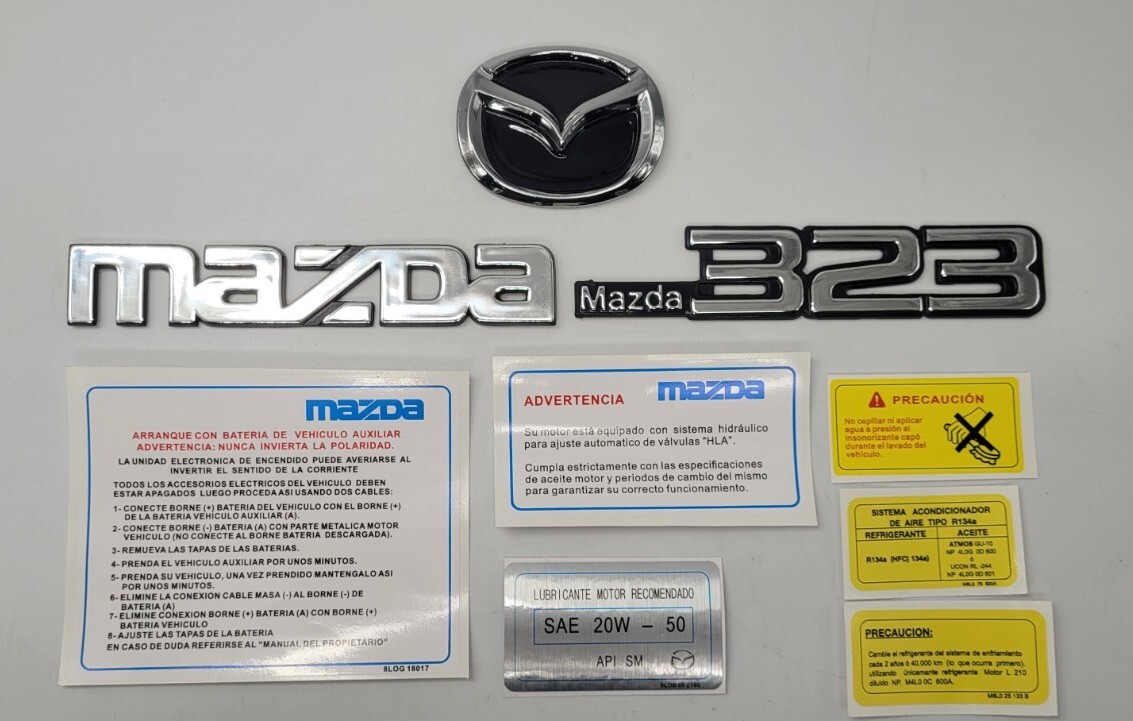 Mazda 323 decals set | eBay