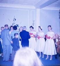 10x Stereo realist slides - Vintage People Wedding Kodachrome