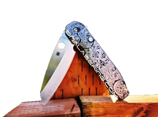 Spyderco Titanium Handle Tactical Collectible Folding Knives