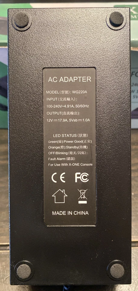 REPLACEMENT WG220A AC Adapter Brick Charger Power Supply for Xbox One BRAND NEW - Image 4 of 4