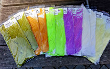 FLAT WING Saddle UV2 Hareline  PASTEL olive o...