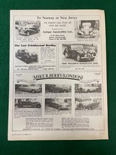 1949 TRIUMPH ROADSTER 2000 KNG 245 BLACK  1977 ADVERT A4 FILE 43
