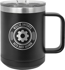 Custom Sip in Style 15 oz. Vacuum Insulated Mug with Slider Lid