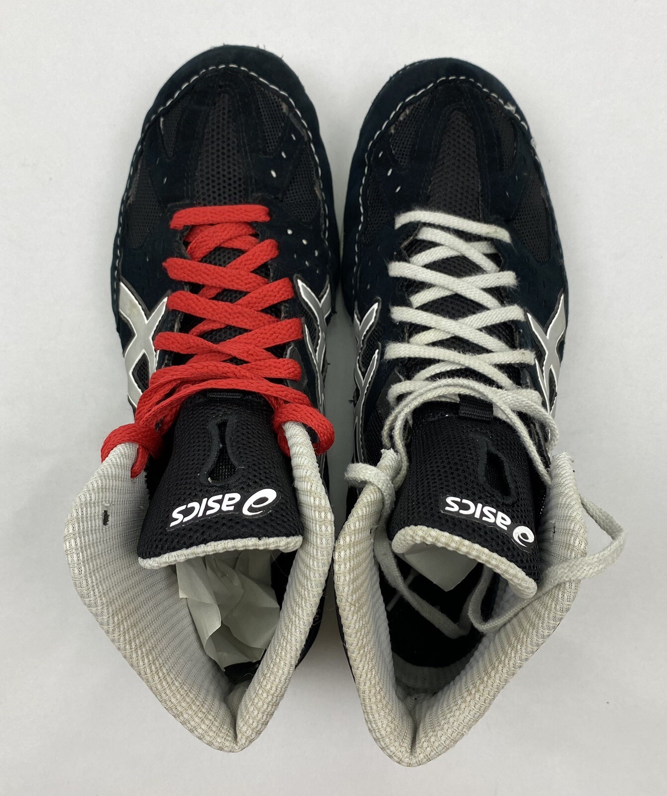 ASICS Cael V6 6.0 J401Y Black Wrestling Shoes Mens Si… Gem