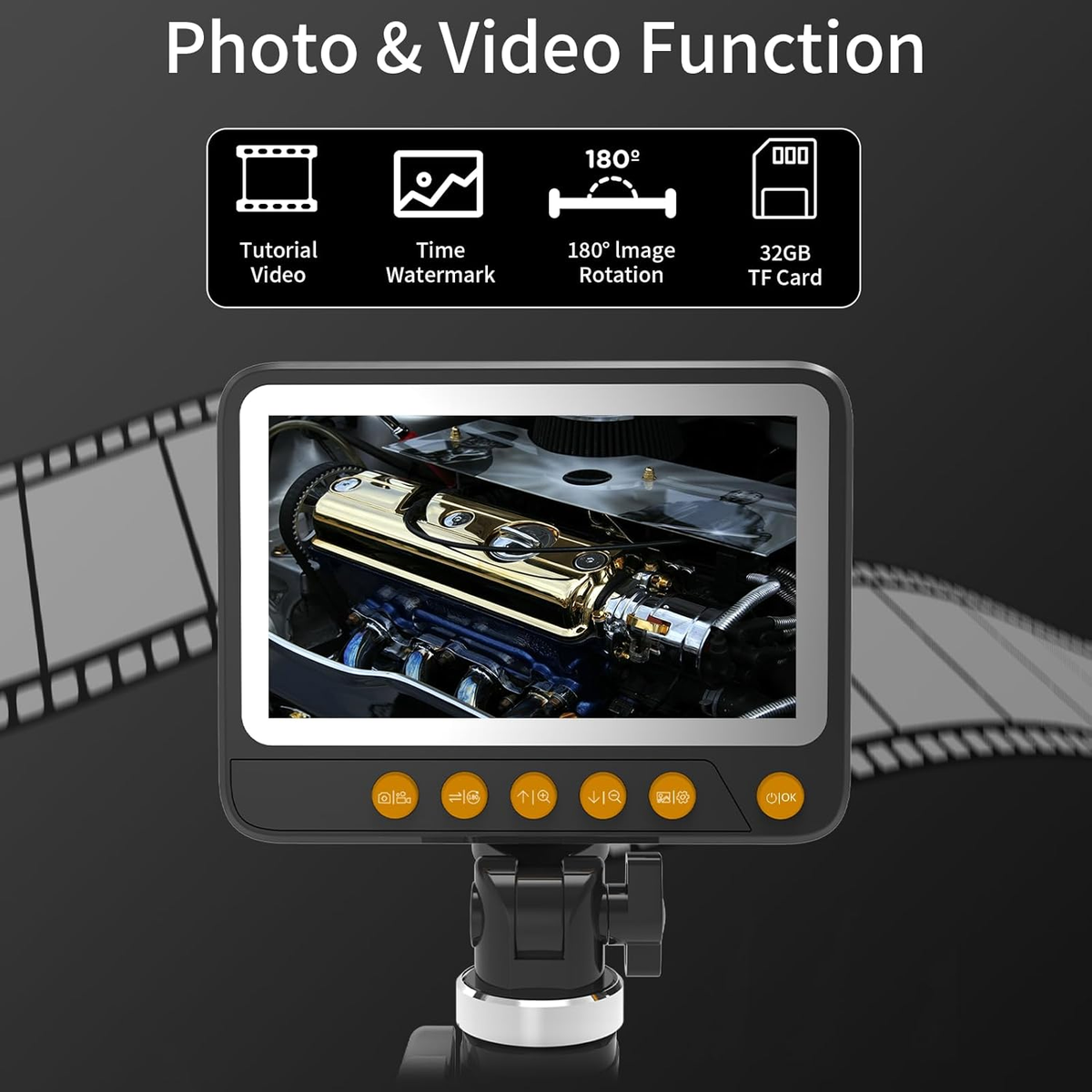 ZX1-P1 Two-Way Articulating Borescope with Light, 0.33In