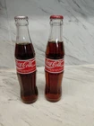 (2) Vintage Coca Cola Thailand/ Indonesia Glass Bottle, Unopened,smaller Bottle