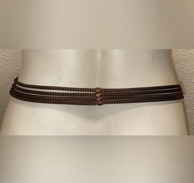 Sarah Cavender Metalworks brown metal rope tassel flower  display picture 1