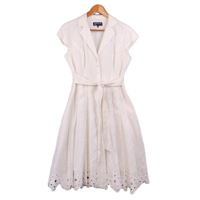 chinese dress ladies Jones New York Fit & Flare Striped Sleeveless Dress – Rochelle Chong Designs main image 1