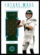2019 Encased Future Wave Materials Sapphire Sam Darnold Jersey 1 color 45/50 New