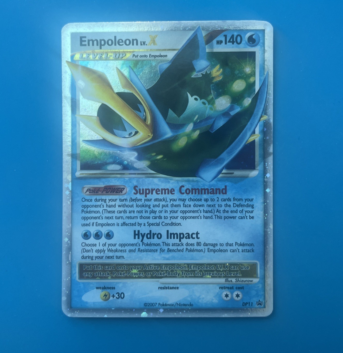 Empoleon LV.X DP11 Diamond and Pearl Promo Holo MP+ Pokemon TCG Card