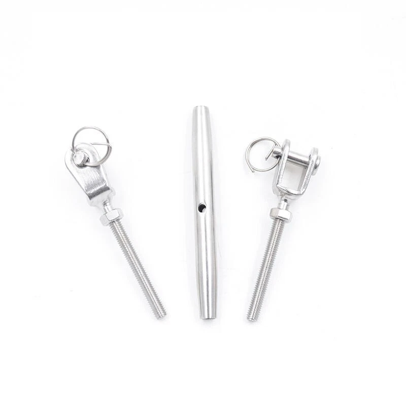 Edelstahl V4A/V2A Wantenspanner M5 M6 M8 M10 bis M24 Gabel Gabel Spannschloss - Bild 4 von 4