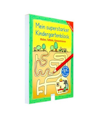 Mein superstarker Kindergartenblock. Malen, Tüfteln, Konzentrieren, Schäfer, C
