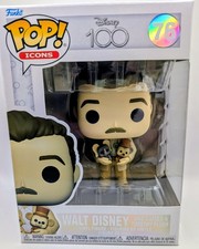 Funko Pop! Disney 100 - Iconos - Walt Disney con Dumbo #76 con protector 
