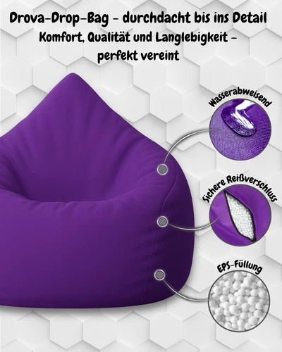 PatchHome Sitzsack XL- Jumbo Sitzkissen Bodenkissen Kinder und Erwachsene - Bild 129 von 203