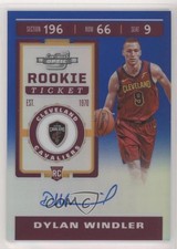 2019 Contenders Optic Rookie Ticket Blue Prizm 54/99 Dylan Windler #132 Auto s3g