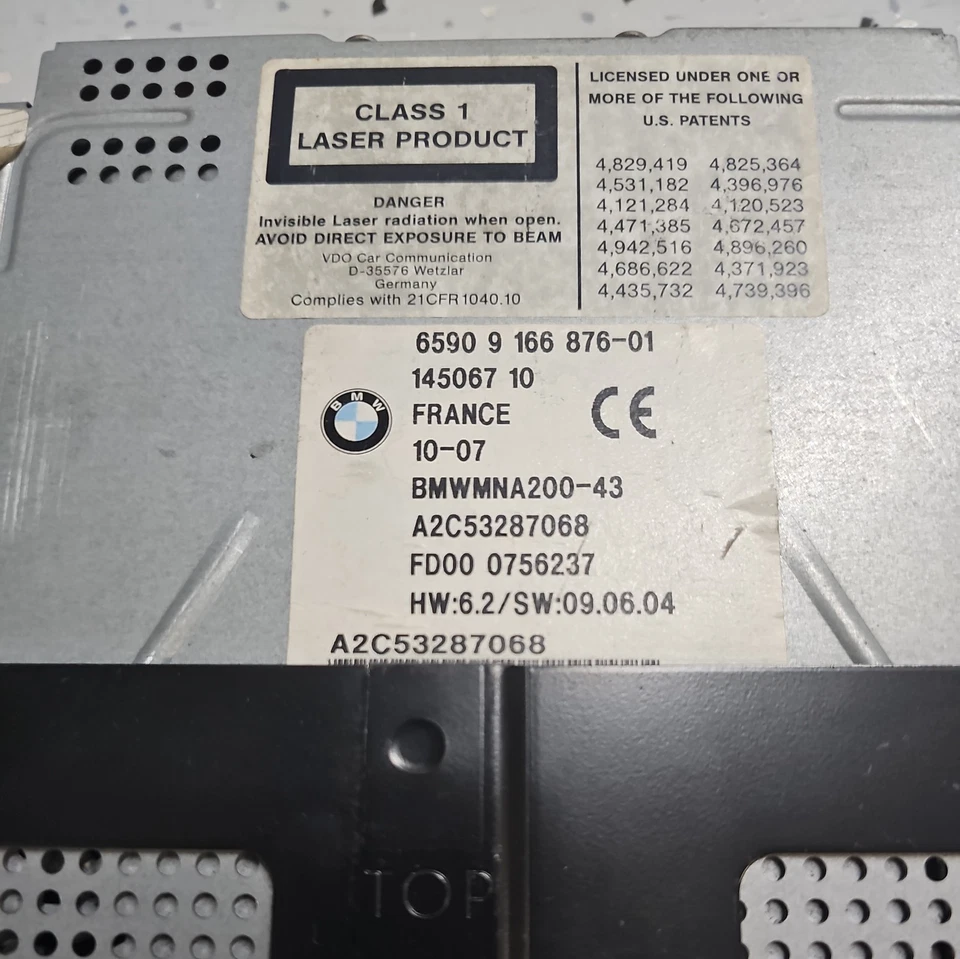 2006 BMW 750i E65 Navigation DVD Computer 65909166876 OEM Used - Image 2 of 4