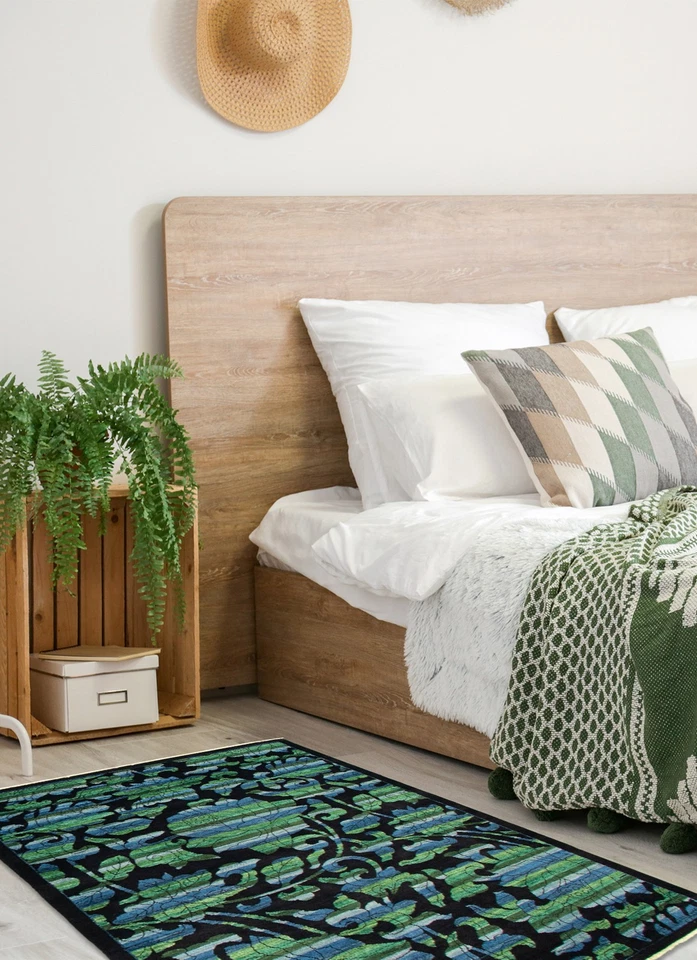 4'0" x 6'0" Hand Knotted Area Rug Traditional Oriental Wool Carpet - Image 2 of 4