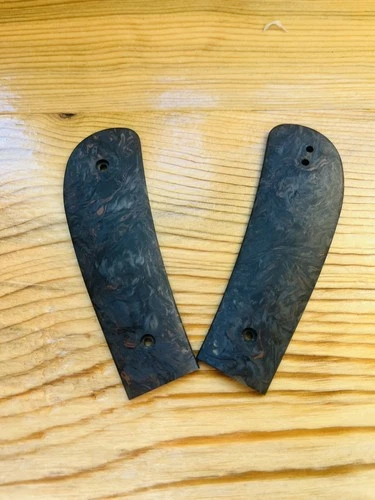 Pena Knives X-Series Lanny's Clip Scales Black Carbon With Copper