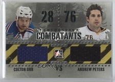 2011-12 ITG Enforcers Combatants Black Colton Orr Andrew Peters #C-36 1r5