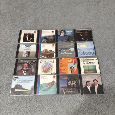 Classical Music Lot Of 16 Mozart Symphonies, Chopin, Beethoven Sonatas, Wolfgang