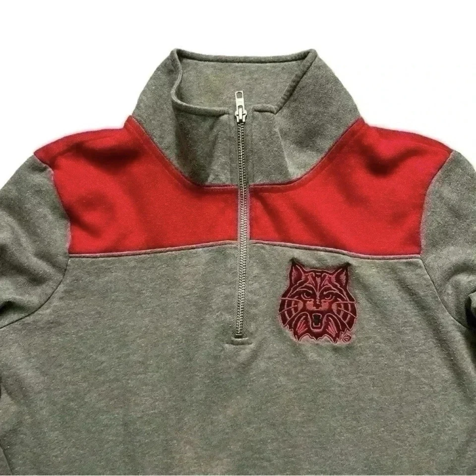 Arizona Wildcats Victoria’s Secret PINK Pullover Sweatshirt S Grey U of A - Image 2 of 4