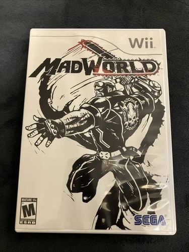 MADWORLD Video Game (2009 Sega) for Nintendo Wii | Complete / CIB RARE!