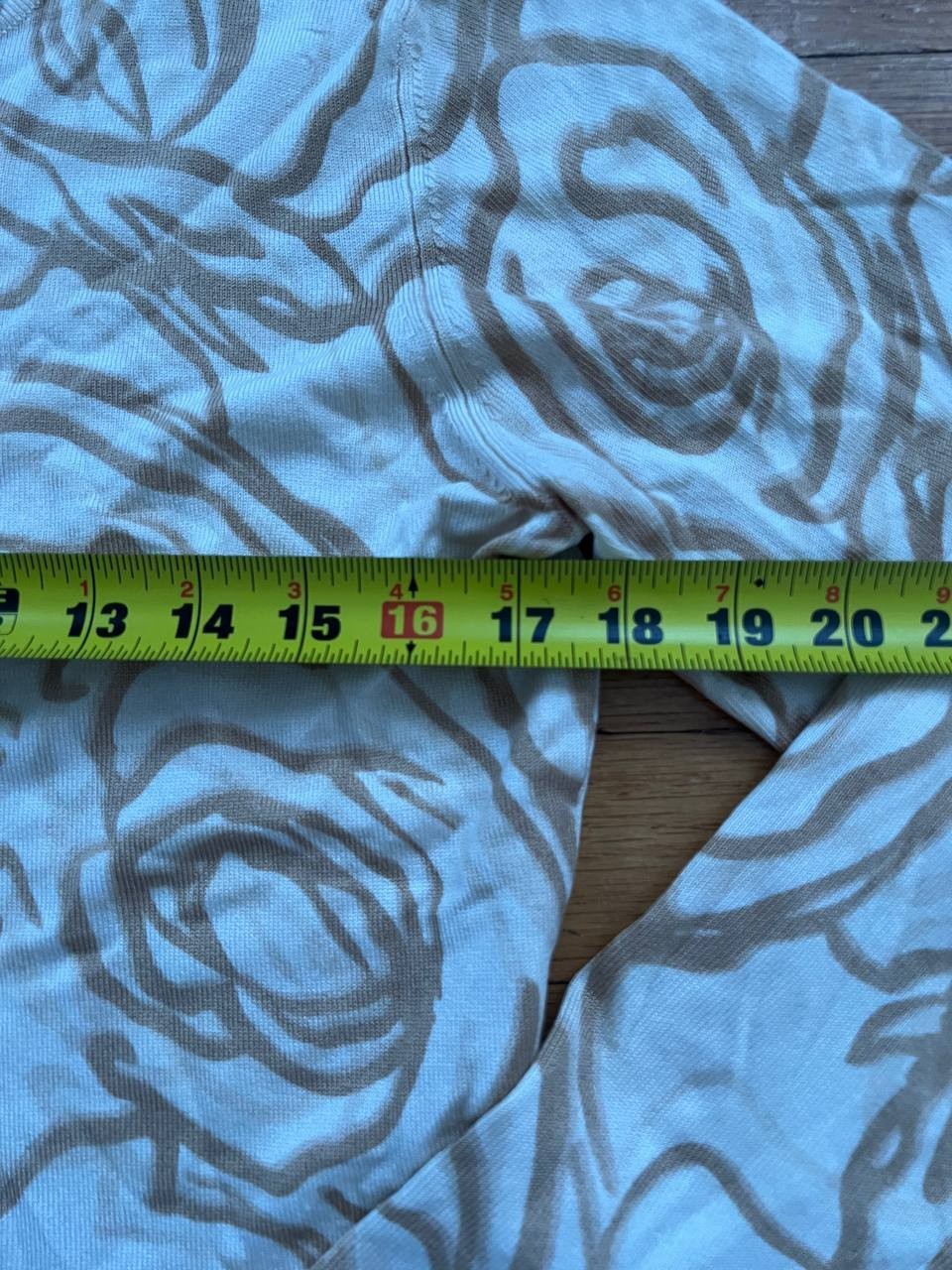 J.MCLAUGHLIN Patterned Sweater Crew Neck Silk Lon… - image 5