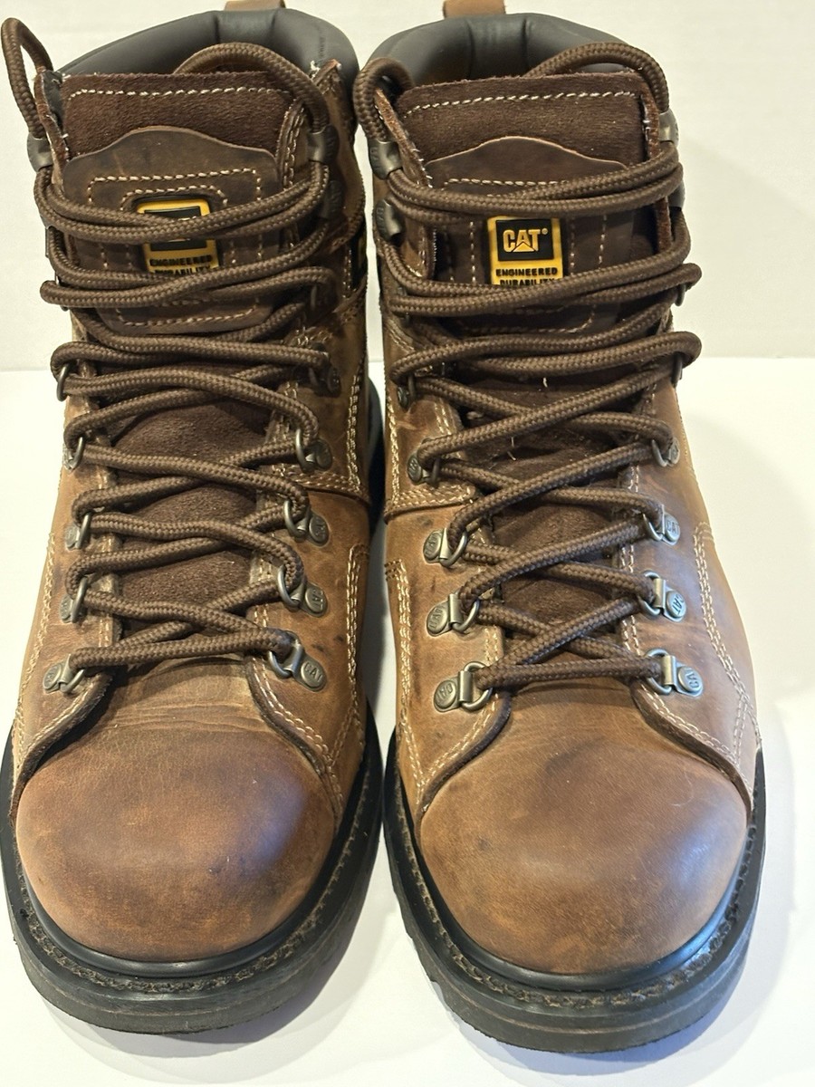 Man's Boots Caterpillar Second Shift Steel Toe Work Boot