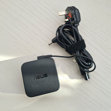 Genuine ASUS Laptop AC Power Supply ADP-65GD B 65W 19V 3.42A & Mains Cable