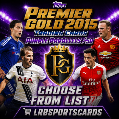 2015 Topps English Premier Gold - Purple Parallel /50 - Auswahl aus Liste