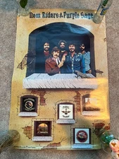 NEW RIDERS OF THE PURPLE SAGE--Promo Catalog Poster Vtg Original 33" x 22"